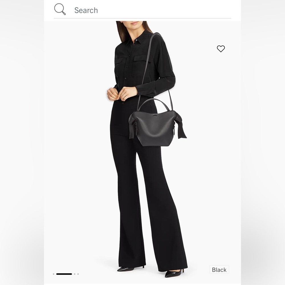 Acne Studios Mini Musubi Leather Shoulder Bag - Picture 2 of 12